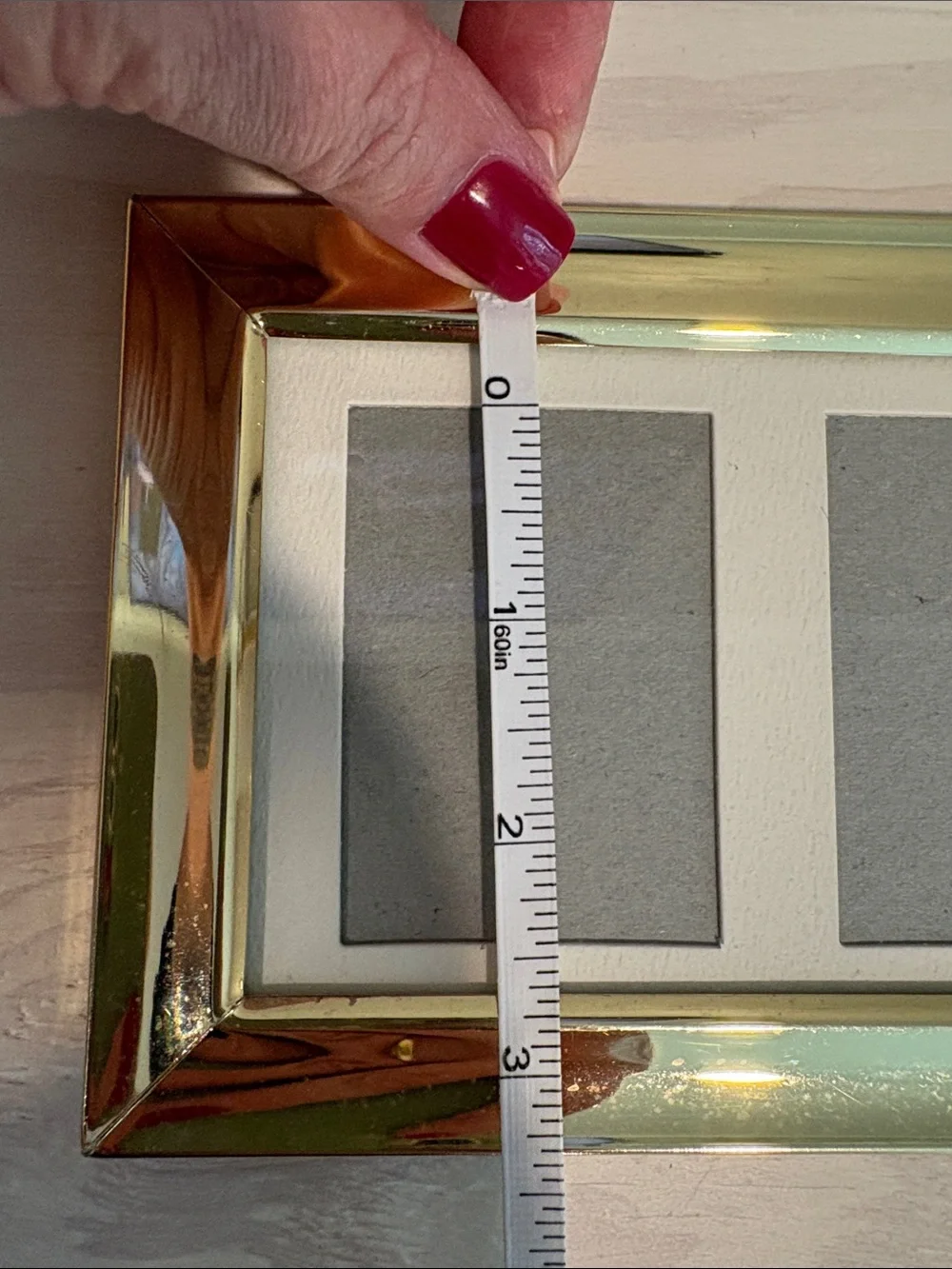 VTG Brass Multi-Opening Photo Frame - 4-Opening Frame 1.75